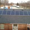 This phot shows a grid tied 2Kw PV system utilizing micro inverters